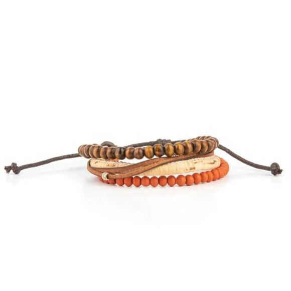 Stack to Basics Orange Bracelet (176) - Picture 2 of 2